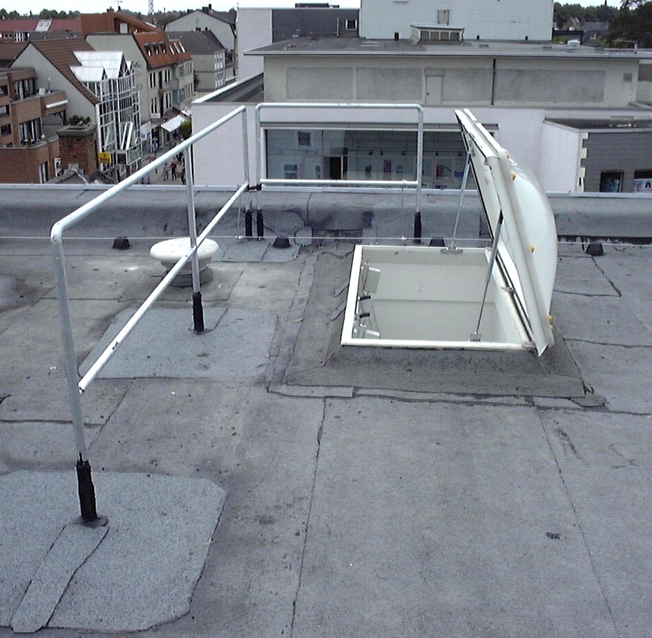 Sicherheitseinrichtungen auf Däc